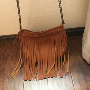 Tan crossbody purse